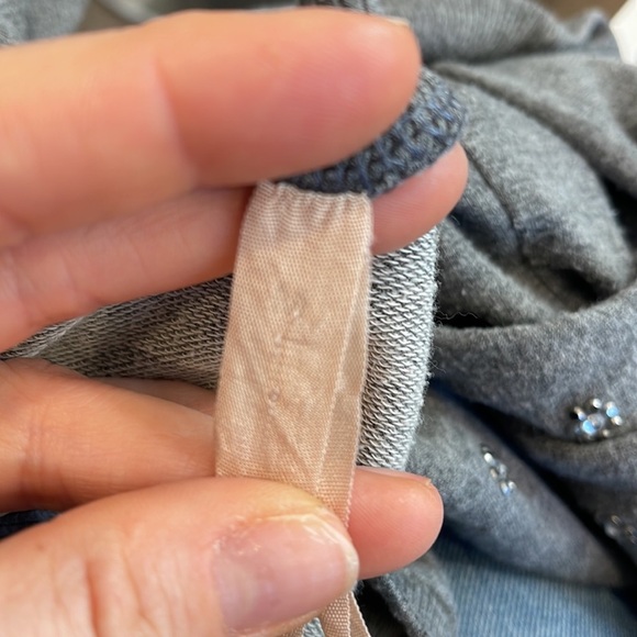 Baily 44 Flower Studded Long Sleeve Top - Picture 4 of 5